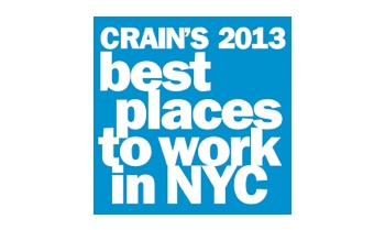 Crain's 2013 best places to work in nyc.