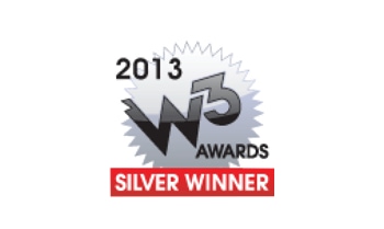 2013 w3 awards silver winner.