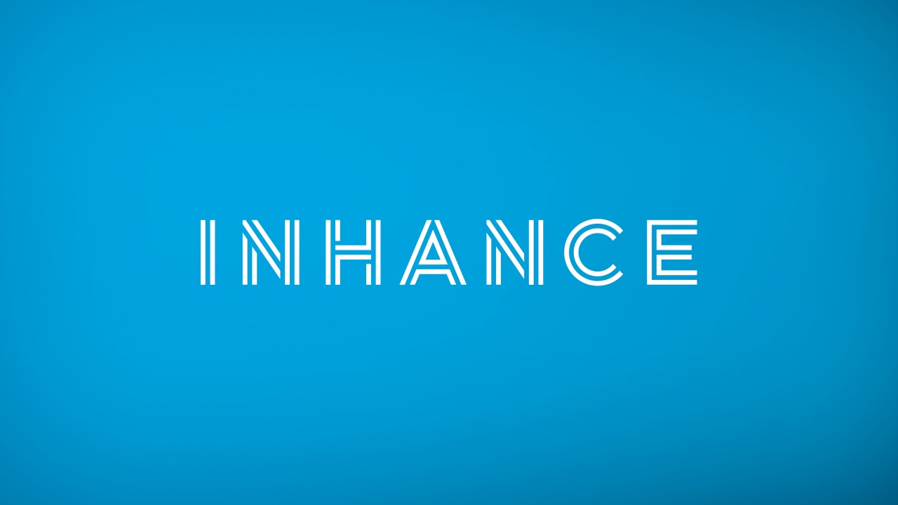 A corporate branding with the word finance on a blue background.