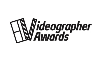 The videographer awards logo on a white background.