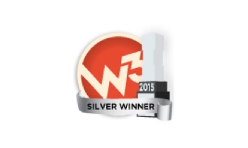 W3 silver winner logo.