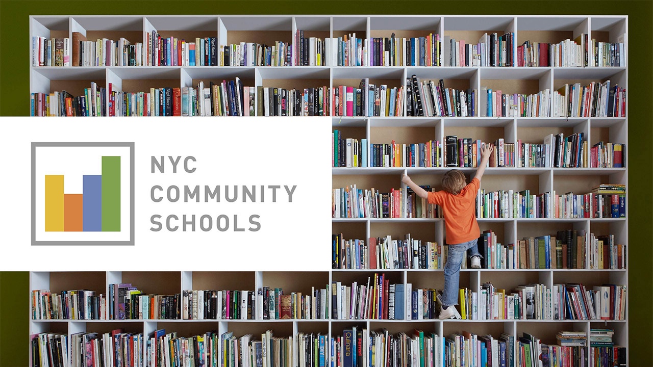 Nyc community schools empowering education logo.