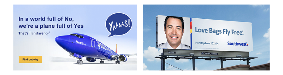 southwest ads examples