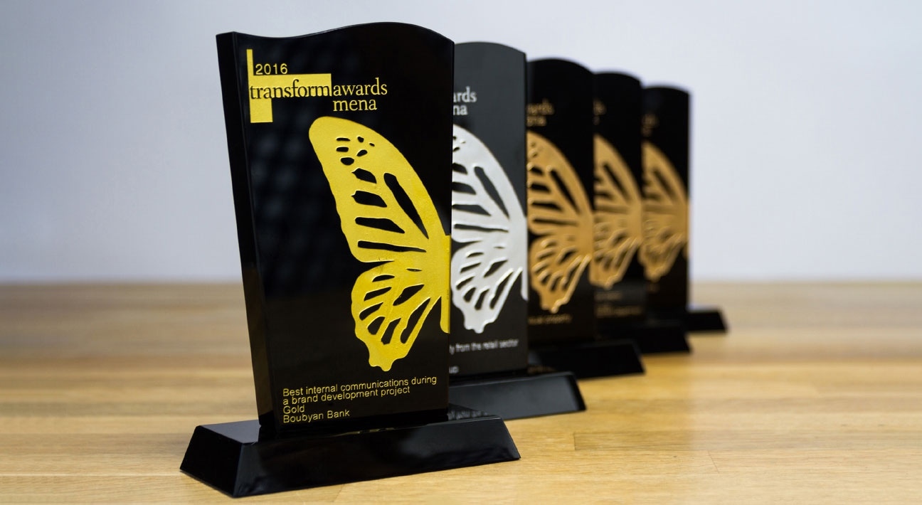 MBLM Wins Four Butterfly Awards at the Transform Awards MENA 2016.