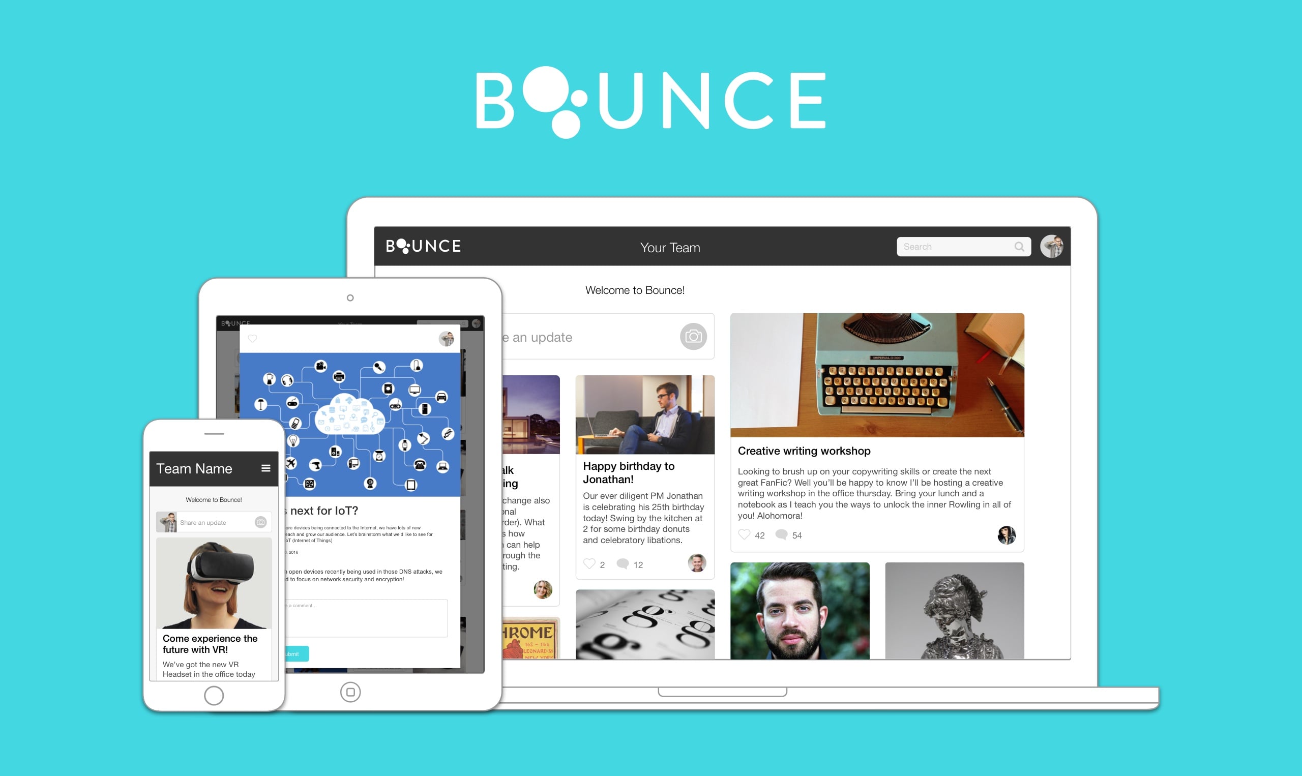 Bounce - a responsive wordpress theme.