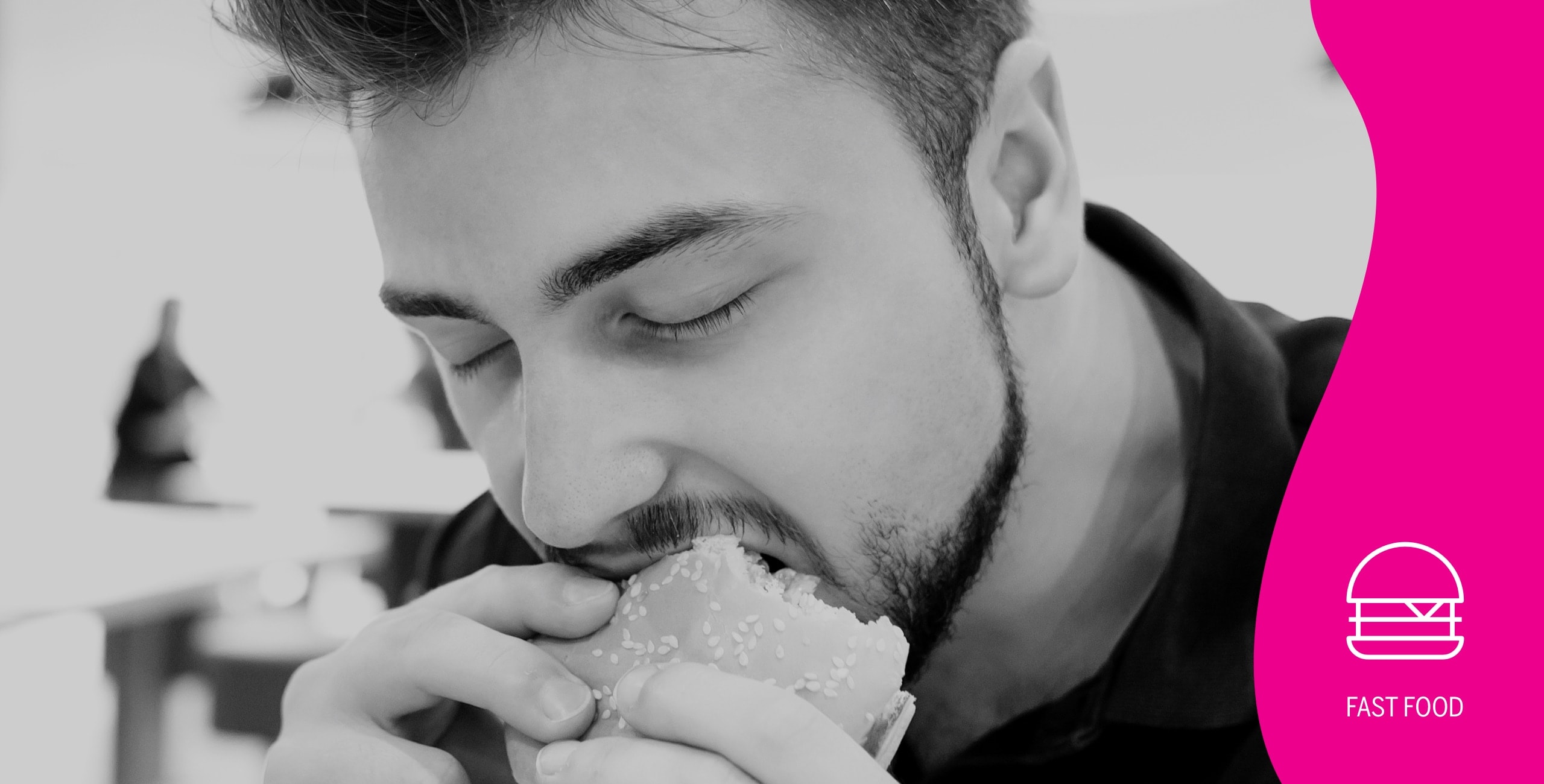 fast-food-hero-image of man eating a burger