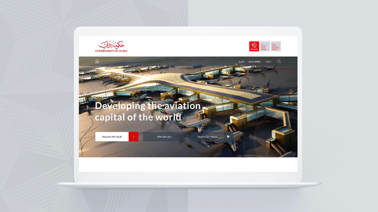 A Digital Showcase for Dubai’s Aviation Developer, Dubai Aviation Engineering Projects Case Study