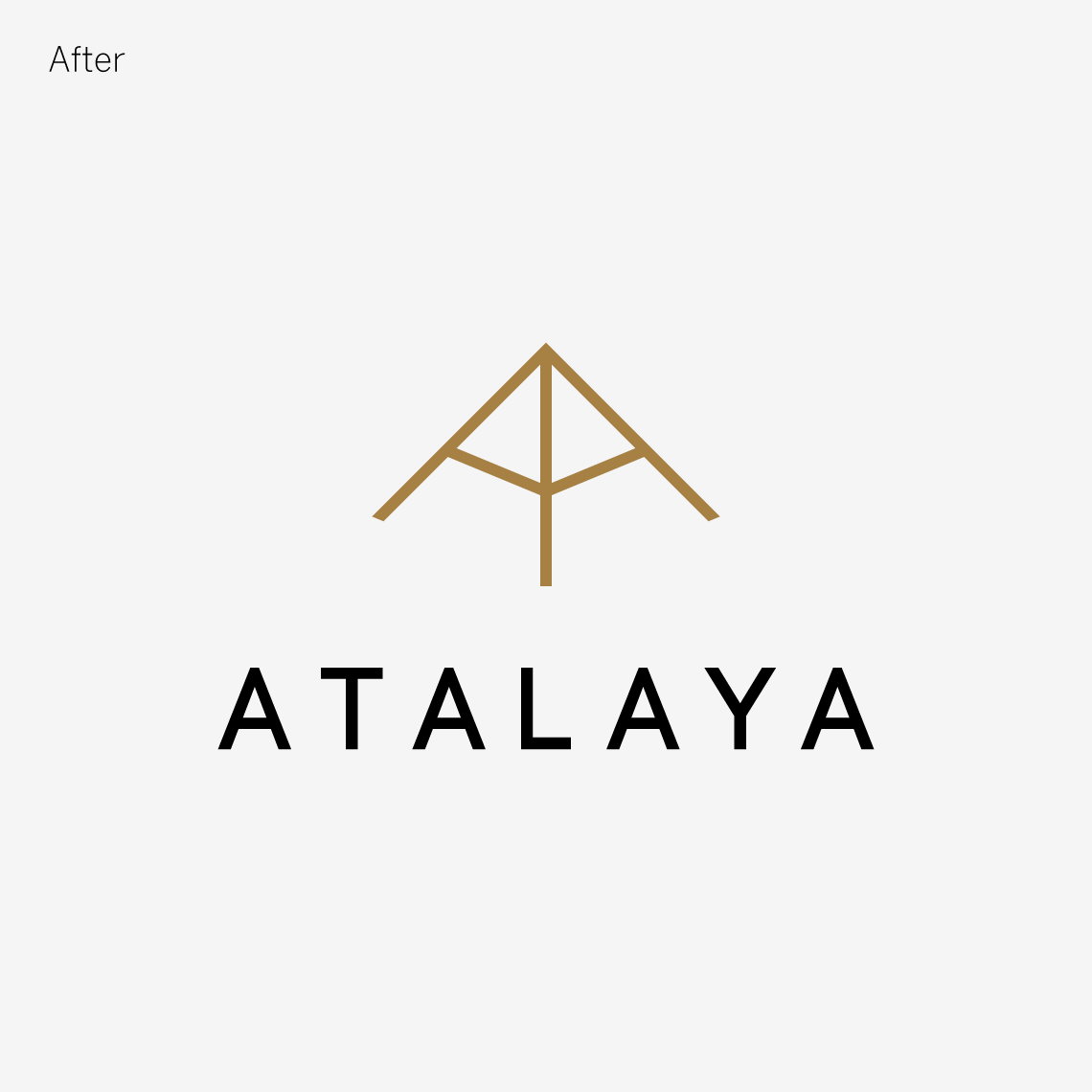 the new logo for Atalaya developed for MBLM