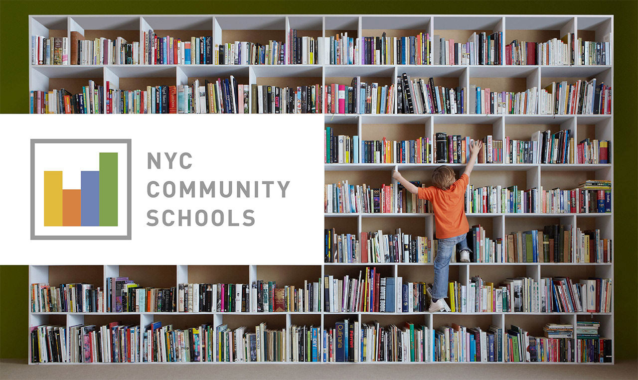 Nyc community schools logo promoting empowerment.