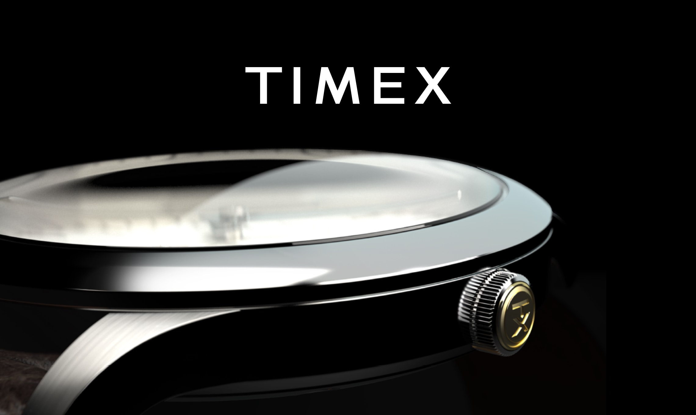 A watch with the words Timex prominently displaying brand identity.
