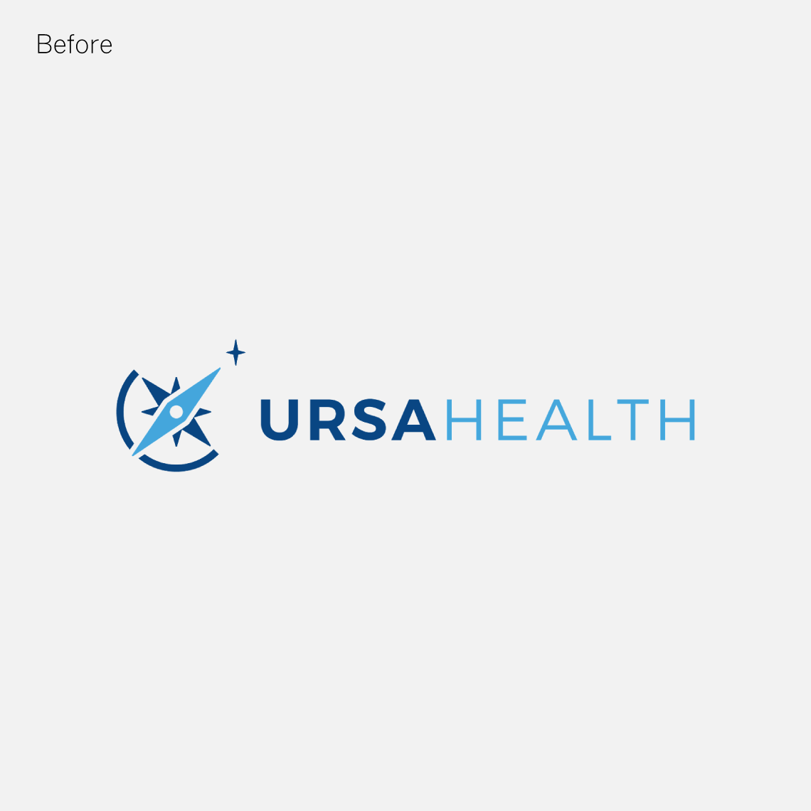 the old URSA HEALTH logo over light background