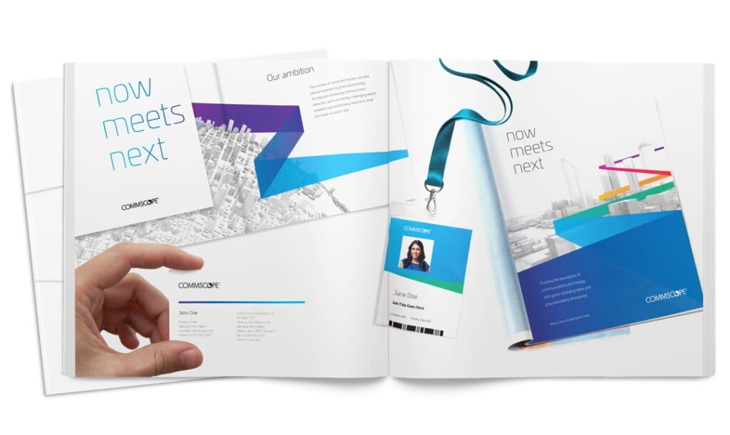 Corporate brand books brochure template psd.