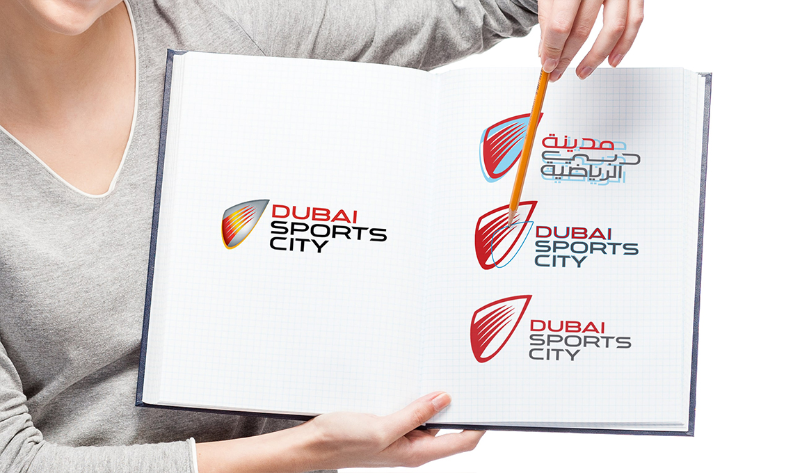 Dubai sports city logo redesign.