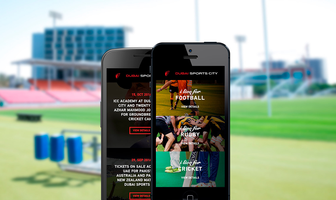 A mobile phone showcasing a soccer field, establishing a digital sense of place.