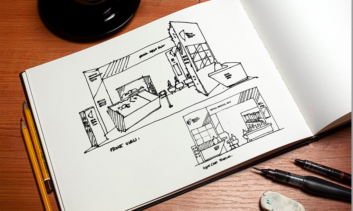 A sketchbook redefining the home-field advantage.