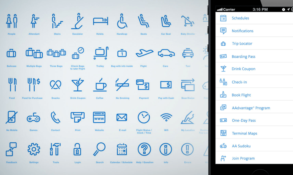 Iconography and Glyphs example