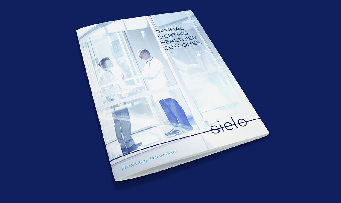 Example of the branded brochure developed for Sielo