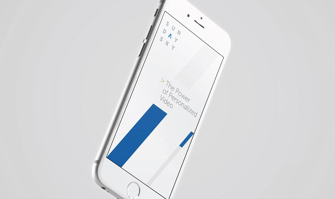 A brand new white iPhone showcasing the program's blue and white background.