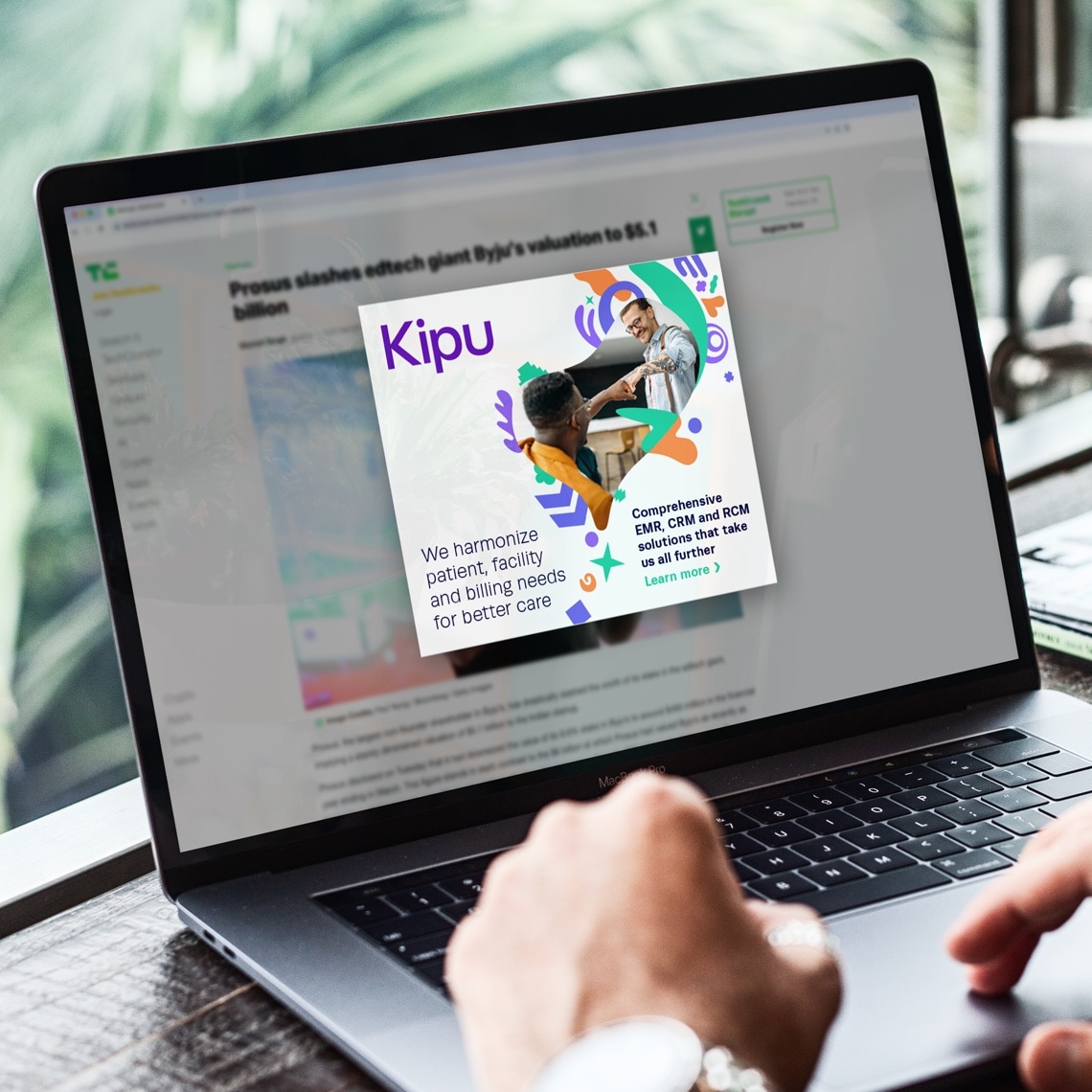 Example of a digital add developed for Kipu