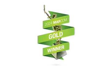 Marcom Award, 2024, Gold Winner badge