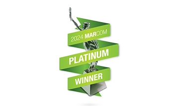 Marcom Award, 2024, Platinum Winner badge