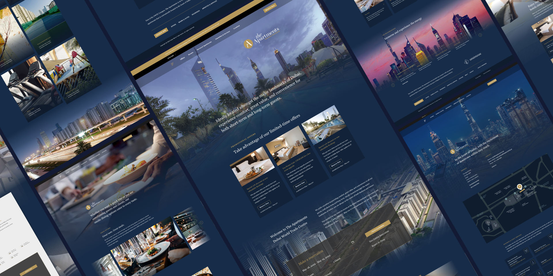 User-friendly CMS integration with Umbraco Heartcore, enabling efficient website updates and content scalability for The Apartments DWTC, a website designed by MBLM.