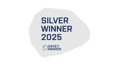 Davey Awards Silver Winner 2025 badge