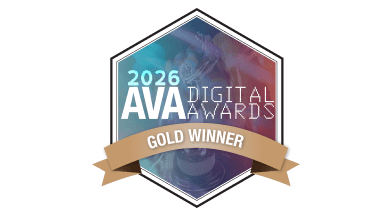 2026 AVA Digital Awards Gold Winner badge